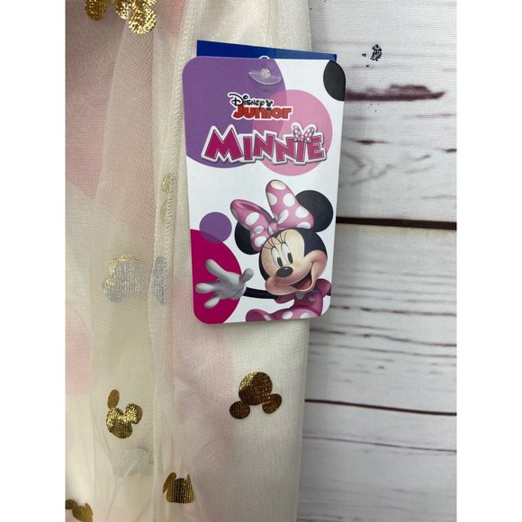 Disney Minnie Mouse Toddler Girl's Valentine's Day Foil Hearts Nightgown, Gown 3 - Picture 7 of 8